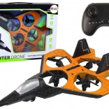 Oranje-zwarte RC Denkende Vliegtuig met Afstandsbediening