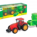 Tractor met aanhanger met vliegwiel