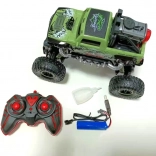 RC auto Rock Shark groen