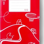 Schoolschrift A5 gelijnd 10 vellen Wereld