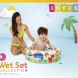 Opblaasbaar kinderzwembad met dinosaurussen 61 × 22 cm Intex