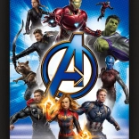 3D schilderij Avengers in lijst