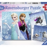 Ravensburger puzzel Frozen: winteravontuur 3×49 stukjes