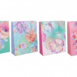 Cadeautas maat L, 30 × 41,5 × 12 cm – jaarrond, 4 motieven