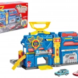 Draagbaar race-station met licht en geluid