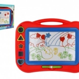 Magnetisch tekenbord met stempels, 43 × 30 cm