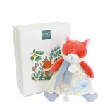 Cadeauset Pluchen vos Romarin met fopspeenhouder