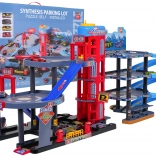 mega parkeergarage met autootjes