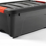 Kunststof opbergbox 12 l met deksel DOLONI, zwart