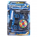 Politieset met effectenpistool