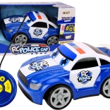 getekende rc-politiewagen met licht en geluid