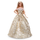 Barbie kerstpop blondine