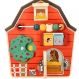 Houten activiteitentafel Schuur