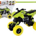 Kinderquad XC met rubberen wielen in groene kleur