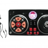 Kinder-mengpaneel met microfoon en lichteffecten