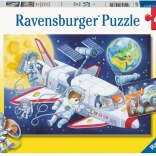 Puzzel reis door de ruimte 2×24 stukjes RAVENSBURGER