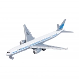 passagiersvliegtuig metaal/kunststof 19 cm met terugtrekmotor