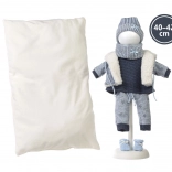 Llorens outfit voor pop New Born 40–42 cm, 6-delige set met dubbelzijdig kussen