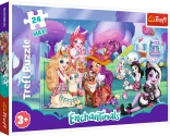 Trefl puzzel maxi ENCHANTIMALS – vrolijke wereld, 24 stukjes