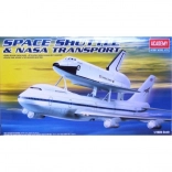 Kunststof model SPACE SHUTTLE met drager BOEING 747 NASA 1:288