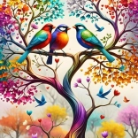 Puzzel Regenboogboom 500 stukjes