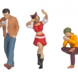 Noch funny-scenes telefoon in de hoofdrol – figuren H0