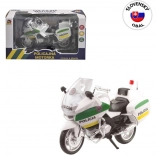 Metalen politiefiets 18 cm