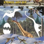 Leuke dinosaurus-sjablonen