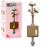 Bouwset Katoenbloem in een Glazen Pot 392 stukjes