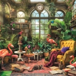 Puzzel Bibliotheek in de Kas 1000 stukjes