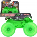 Monster Jam auto met verlichte wielen 1:43 GRAVE DIGGER