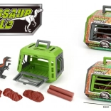 Dinosaurus-figuur 16 cm in kooi met accessoires