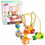 Houten motorisch labyrint voor kinderen