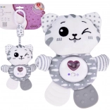 Interactieve pluchen kitten 3-in-1 met melodieën en bijtspeeltje