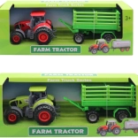 Tractor met aanhanger voor kinderen
