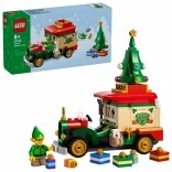 Lego kerstvrachtwagen van de Kerstman