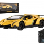 rc auto lamborghini 1:24 met verlichting 2,4 ghz, geel