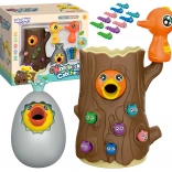 WOOPIE Magnetisch spel Vang het wormpje 3-in-1 met leuke spaarpot en wiebel-ei