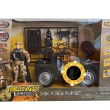 Militaire set met voertuig en accessoires met effecten