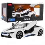 Op afstand bestuurbaar model BMW i8 1:14 wit van RASTAR, 2,4 GHz