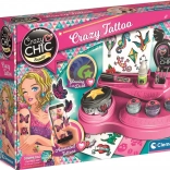 Crazy Chic set tijdelijke glittertattoos met AR
