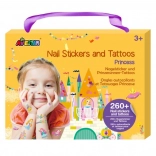 Nagelstickers en tatoeages - Prinsessen