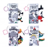 Set van zachte sensorische boeken voor baby's 4 stuks