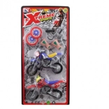 schroefbare motorfietsen voor kinderen – set van 2 stuks, mix van kleuren