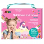 Nagelstickers en tatoeages - Eenhoorns