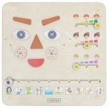 Masterkidz wand-leertableau Hoe voel je je? Montessori emotieleren