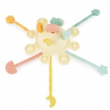 Siliconen motorisch speeltje met activiteiten Banana