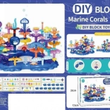 Bouwset koraalzee en bloemen – 76 stukjes