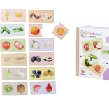 Montessori puzzel fruit en groenten