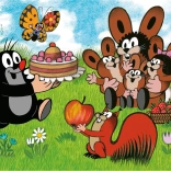 Dino Puzzle Mol Verjaardag 24 Maxi Stukjes